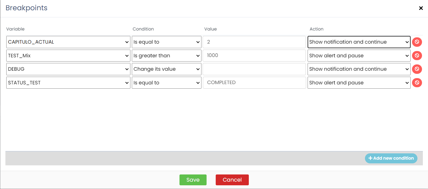 SCORM Debugger's Breakpoints